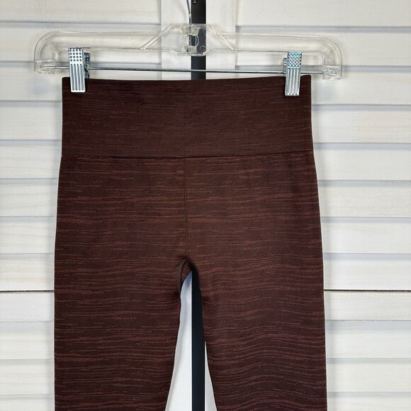 Gymshark Adapt Marl Seamless Legging Archive Cherry Brown Activewear Pant Size S - Picture 5 of 8
